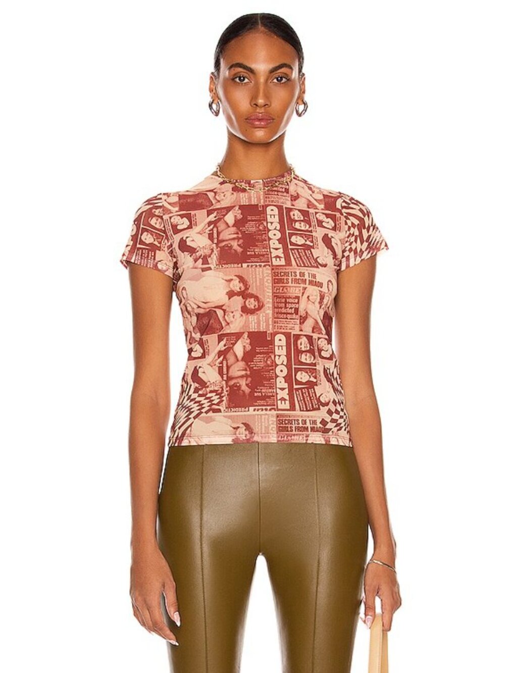 Miaou Mesh Mini Tee